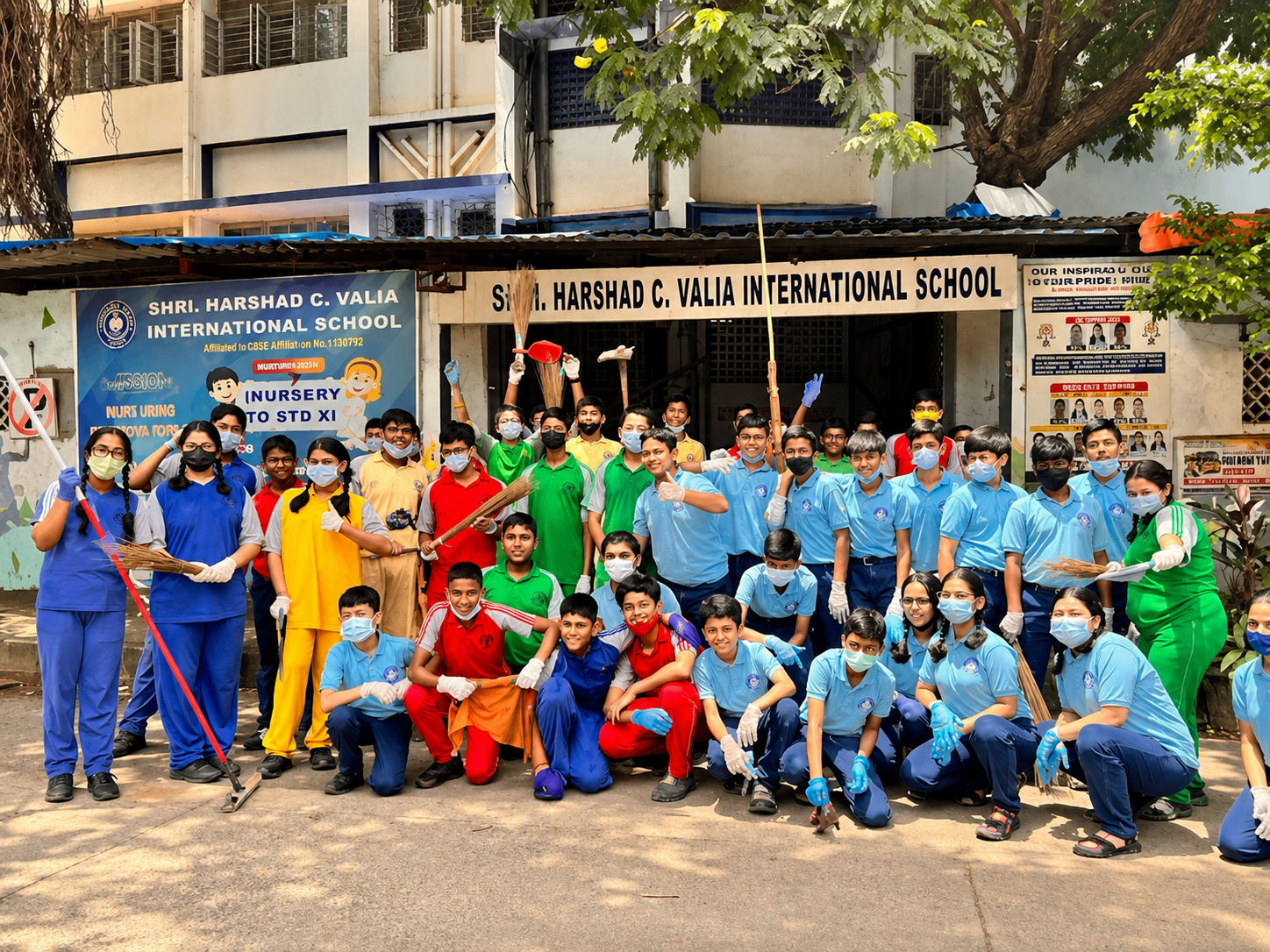 Shri. Harshad C. Valia International School students